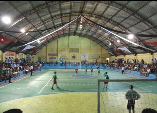 Imagem do Campeonato Infantil de Futsal no ano de 2017.