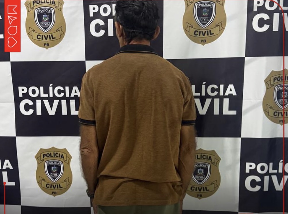 Polícia Civil prende homem investigado por estupro de vulnerável contra criança de 11 anos em Juru-PB
