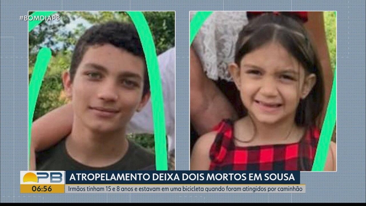Motorista de caminhão suspeito de atropelar e matar irmãos em Sousa, na PB, se apresenta à polícia e vai responder em liberdade