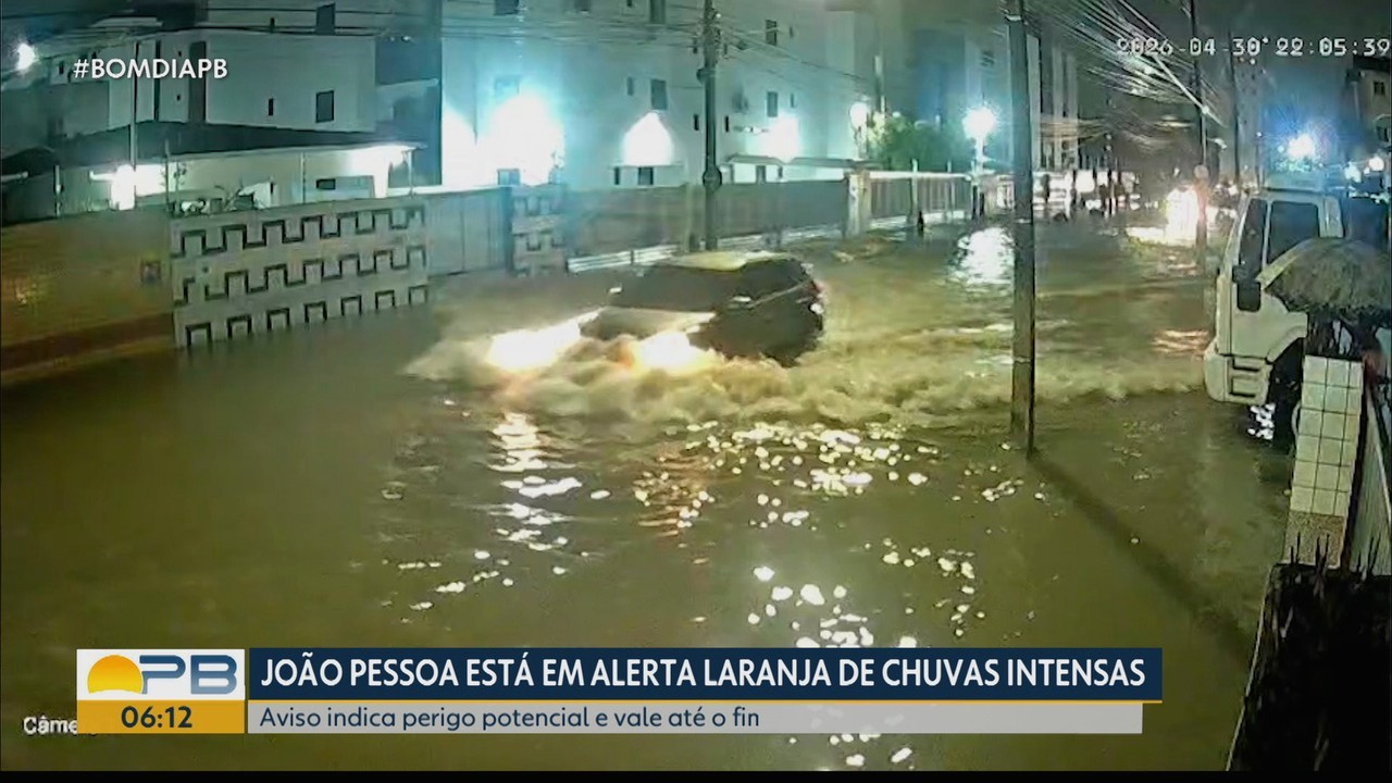 Em apenas 24 horas, João Pessoa registra mais de 134 milímetros de chuvas