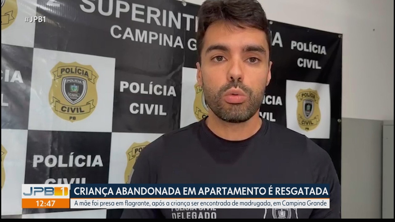 Mãe é presa após abandonar criança sozinha em Campina Grande