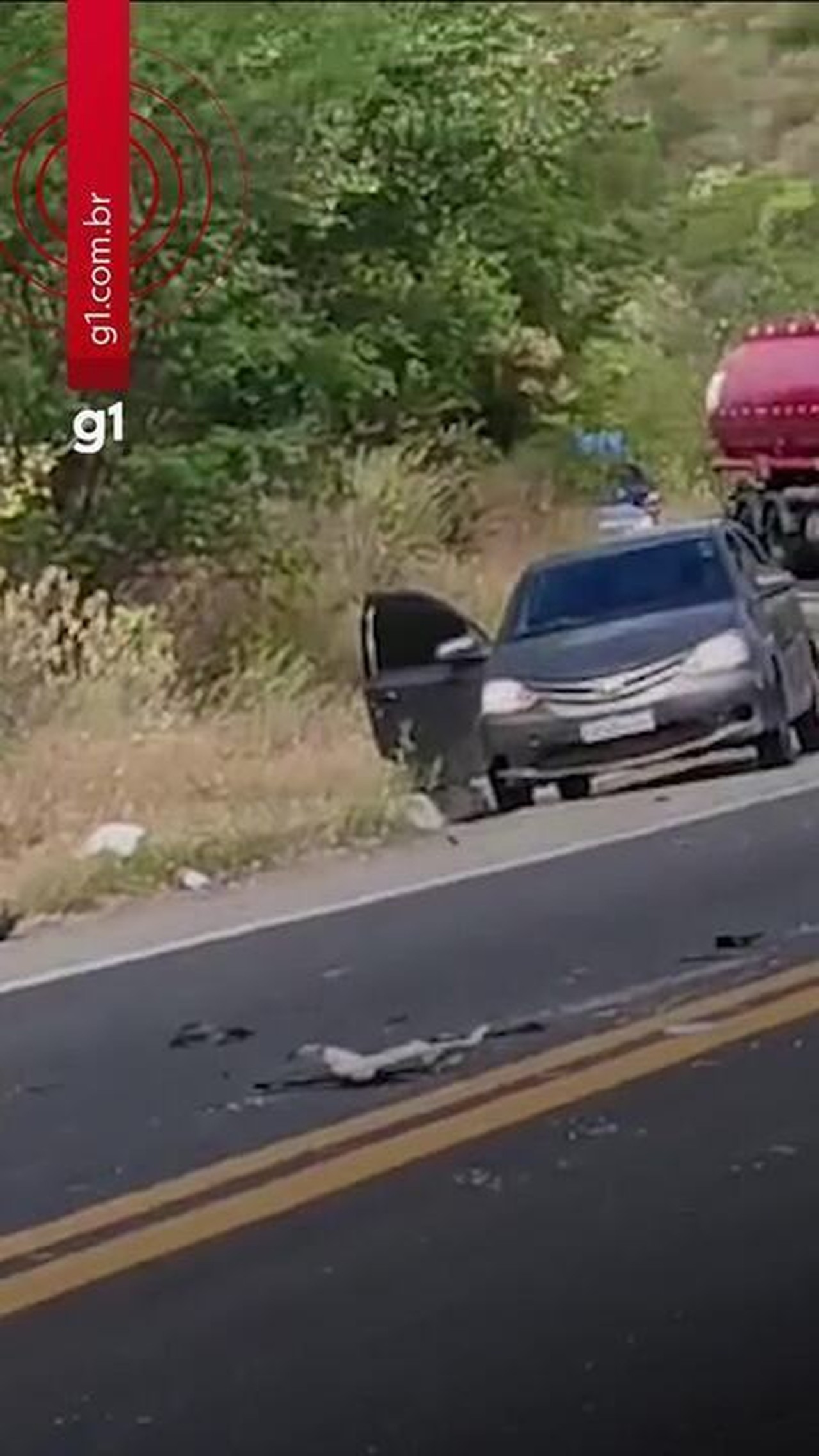Homem morre após tombar carreta na Serra de Santa Luzia, no Sertão da Paraíba