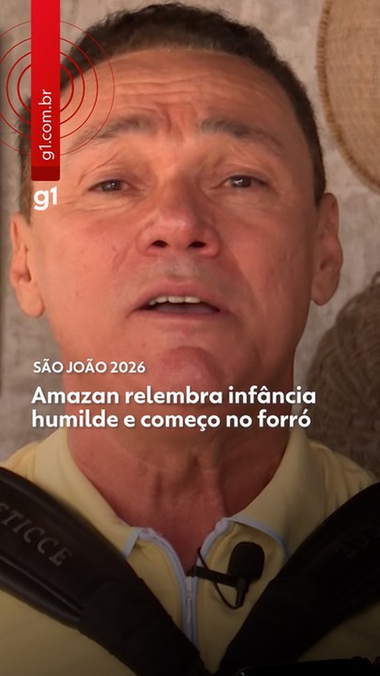 São João 2026 na Paraíba: Amazan relembra infância na roça e início da carreira no forró