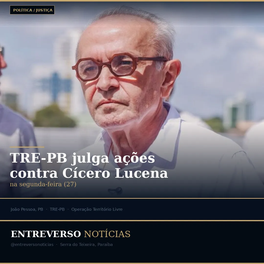 TRE-PB pauta para segunda-feira (27) julgamento de ações que contestam reeleição de Cícero Lucena