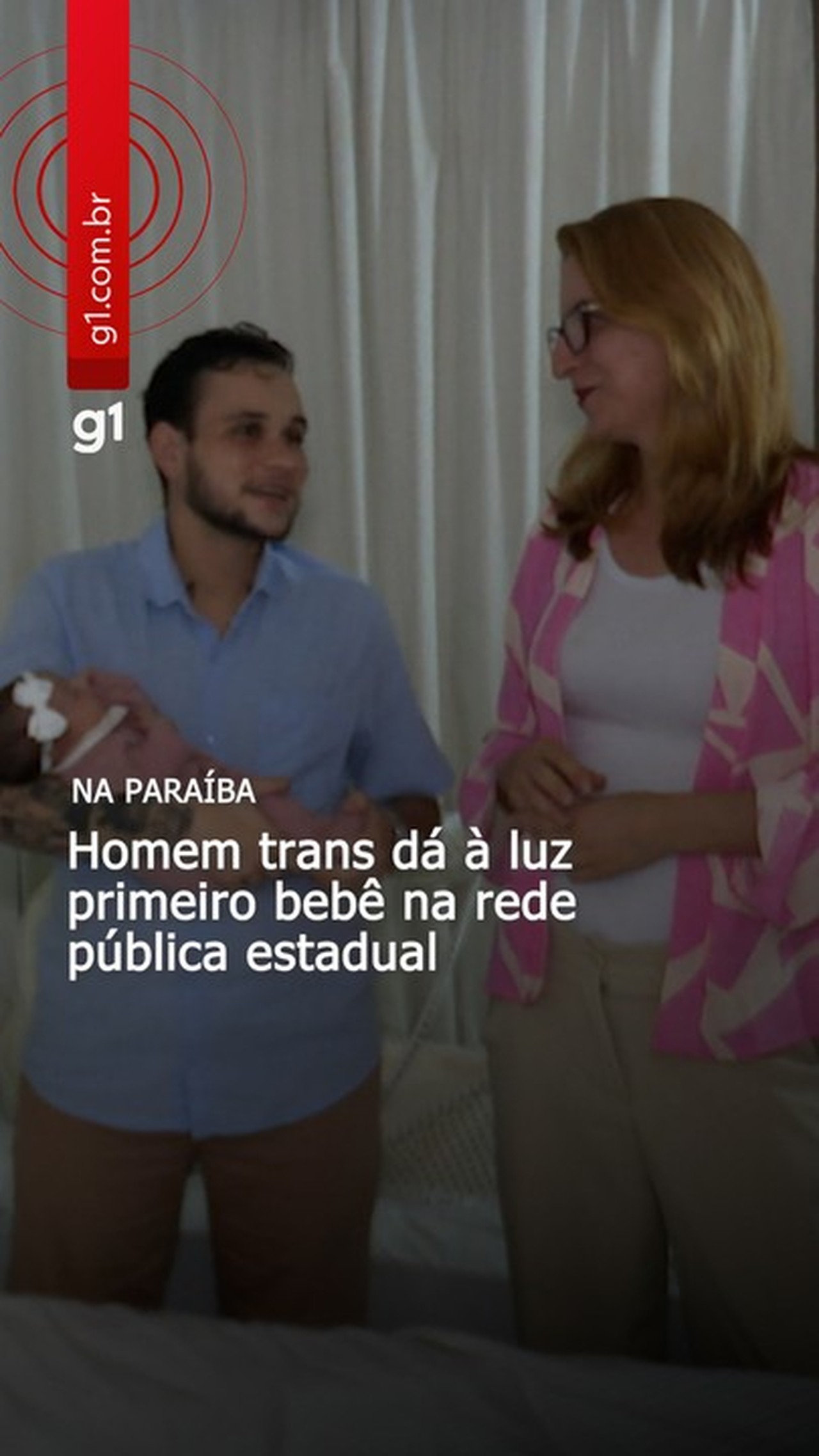 Primeiro homem trans a ter um filho na rede pública da PB fala sobre desafios da gestação: 'não conseguia sair de casa' 