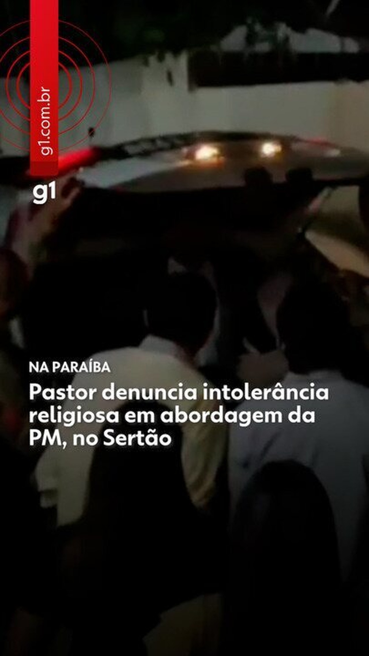 Pastor denuncia intolerância religiosa durante abordagem da PM em culto, no Sertão 