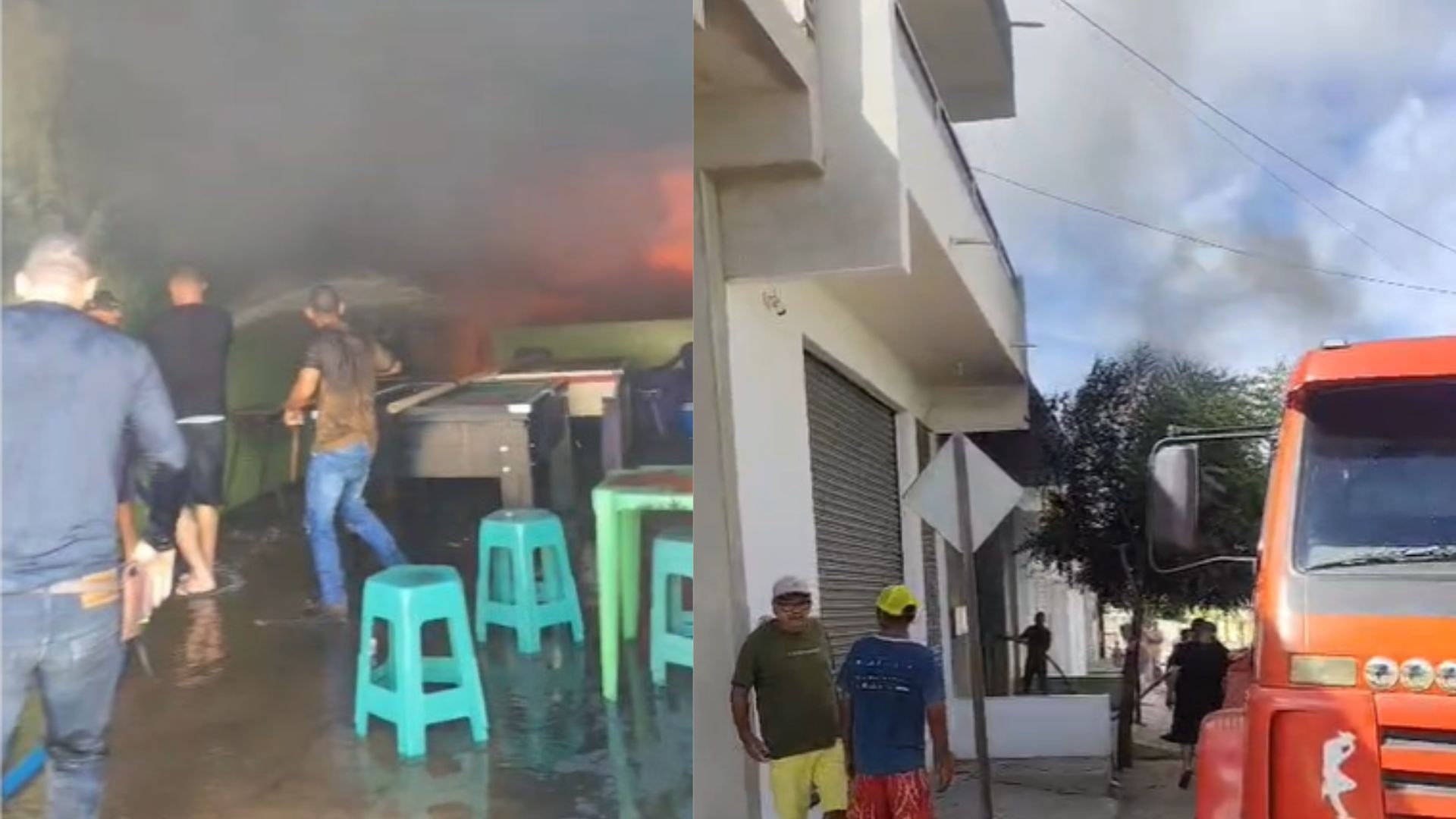 Homem incendeia casa e bar após mulher recusar proposta de relacionamento a três no Sertão da PB; suspeito está foragido