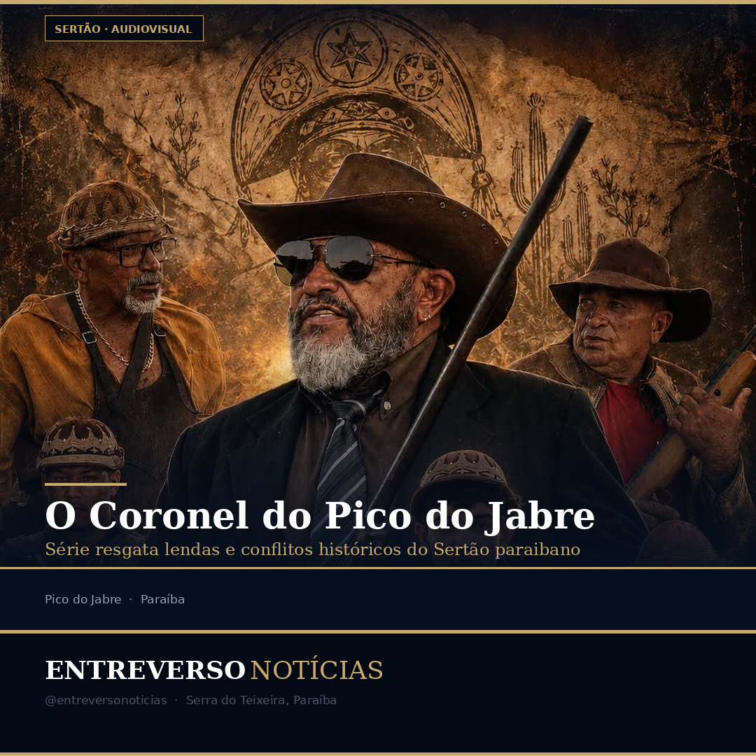 Série 'O Coronel do Pico do Jabre' resgata lendas e conflitos históricos do Sertão paraibano