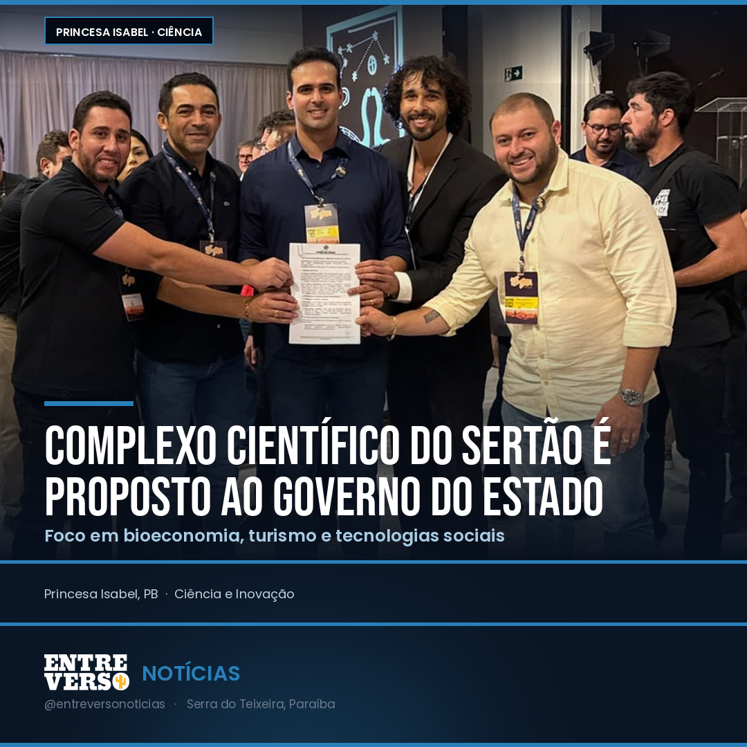 Complexo Científico do Sertão é proposto ao Governo do Estado
