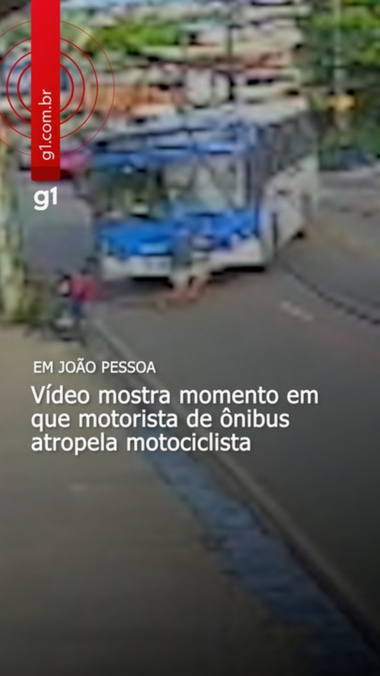 Motorista de ônibus que atropelou e matou motociclista após discussão de trânsito já foi preso por ter jogado veículo contra mulher, em João Pessoa