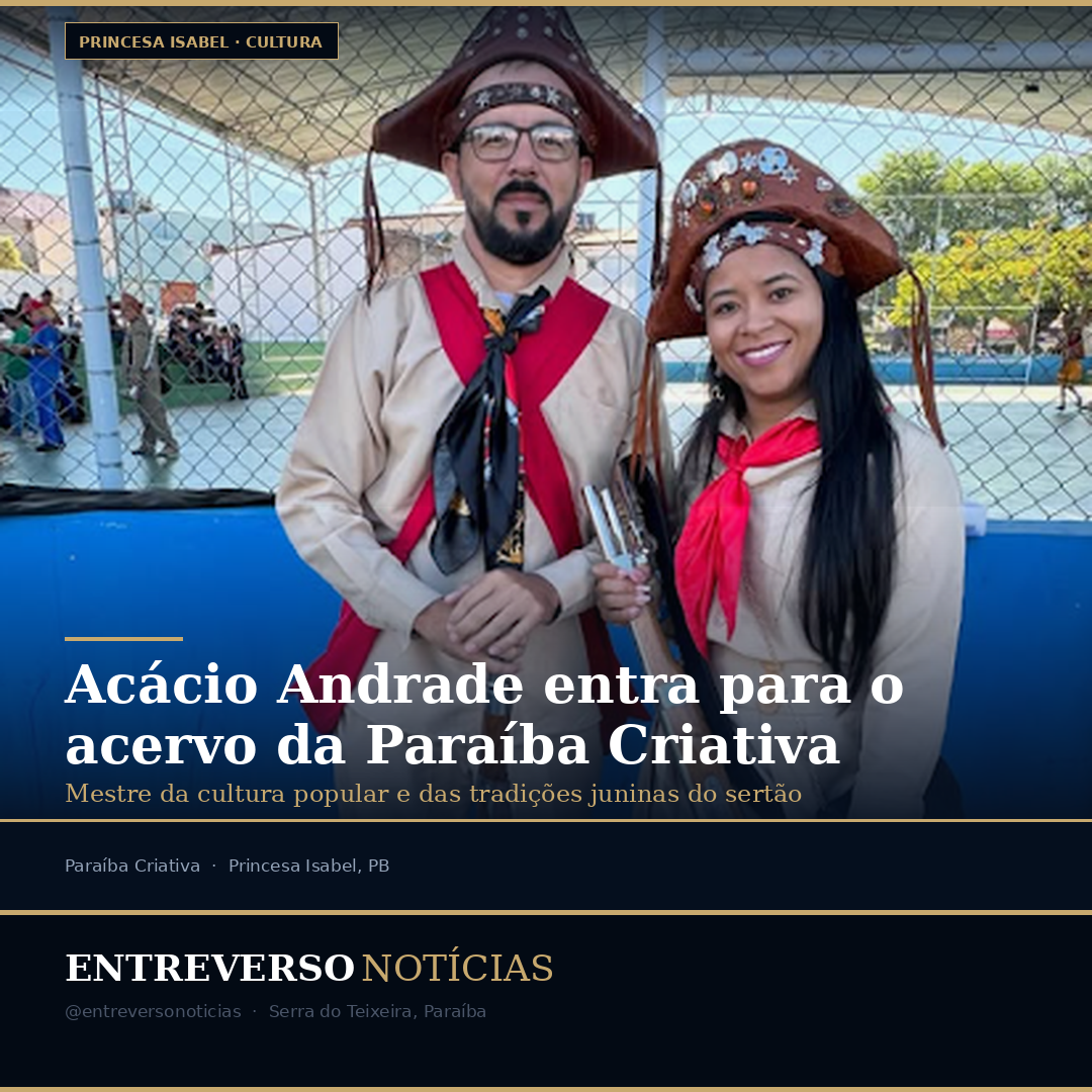 Acácio Andrade entra para o acervo da Paraíba Criativa